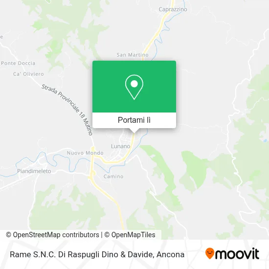 Mappa Rame S.N.C. Di Raspugli Dino & Davide