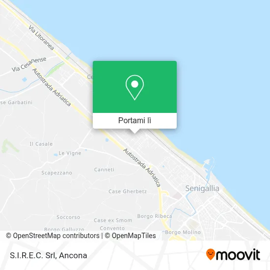 Mappa S.I.R.E.C. Srl