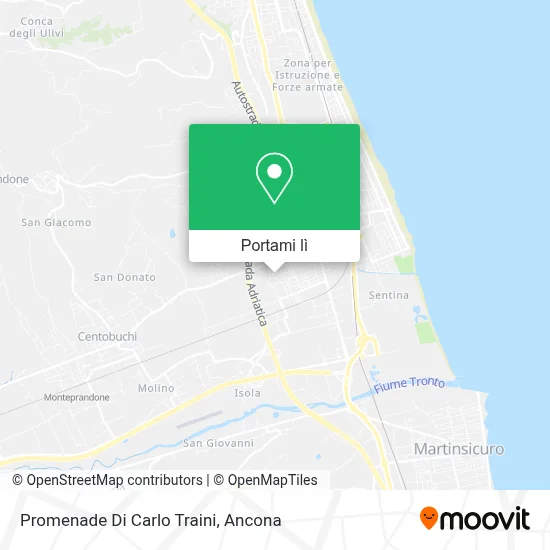 Mappa Promenade Di Carlo Traini