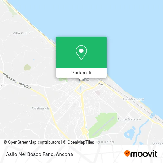 Mappa Asilo Nel Bosco Fano