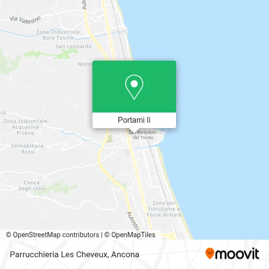 Mappa Parrucchieria Les Cheveux
