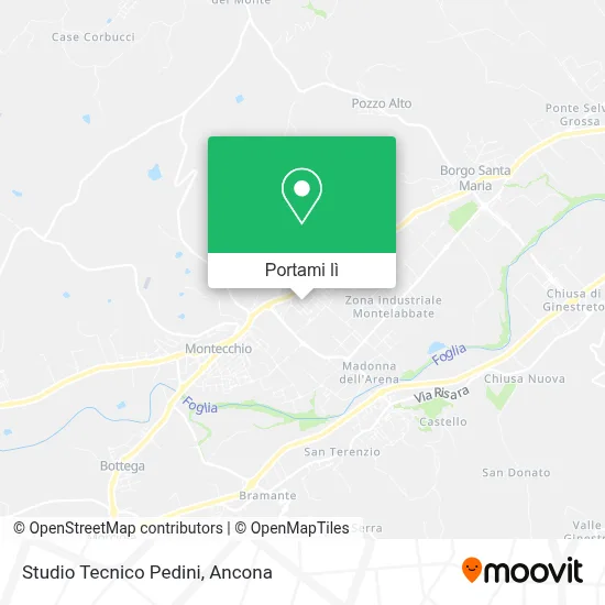 Mappa Studio Tecnico Pedini
