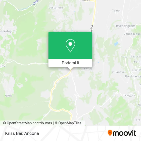 Mappa Kriss Bar