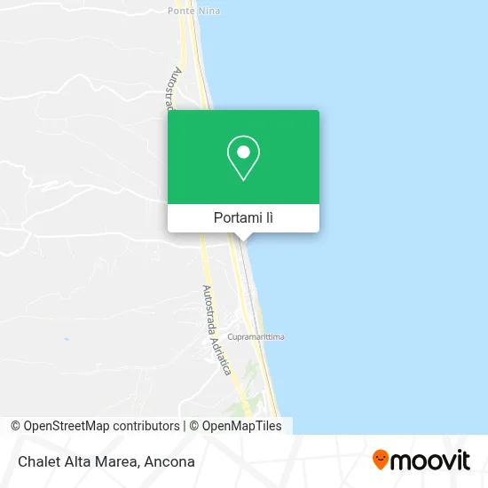 Mappa Chalet Alta Marea