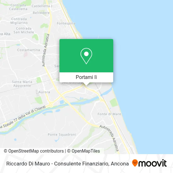 Mappa Riccardo Di Mauro - Consulente Finanziario