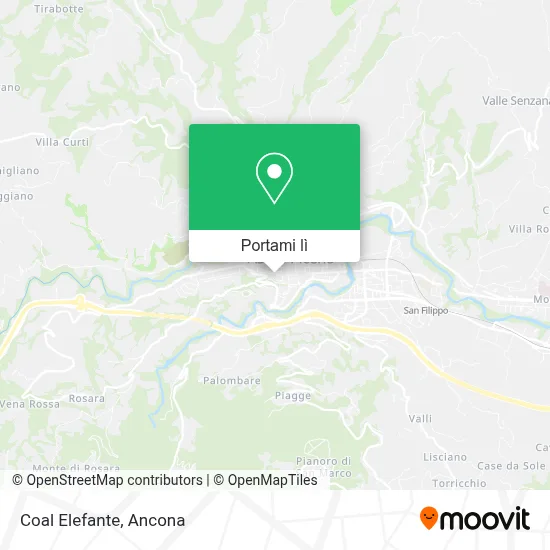 Mappa Coal Elefante