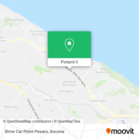 Mappa Bmw Car Point Pesaro