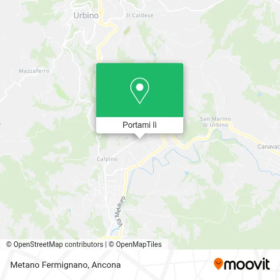Mappa Metano Fermignano