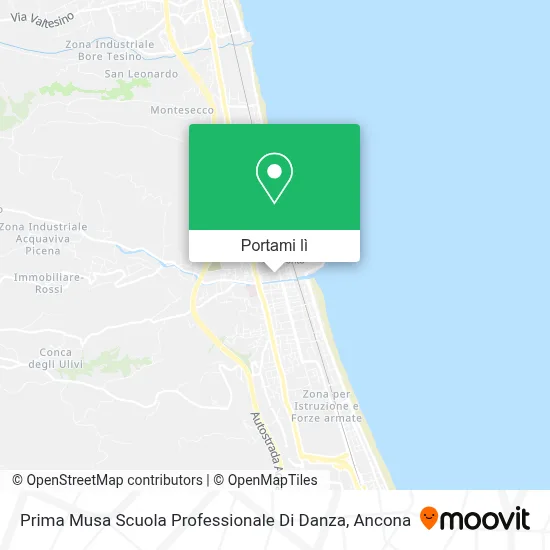 Mappa Prima Musa Scuola Professionale Di Danza