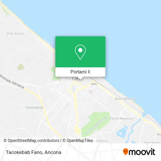 Mappa Tacokebab Fano