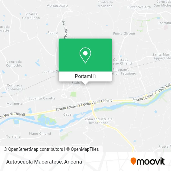 Mappa Autoscuola Maceratese
