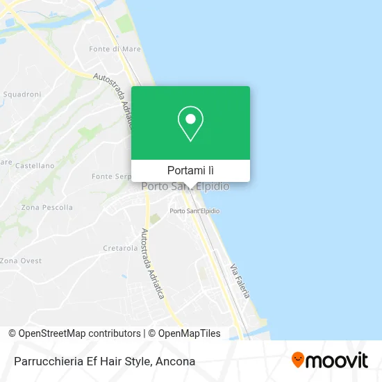 Mappa Parrucchieria Ef Hair Style