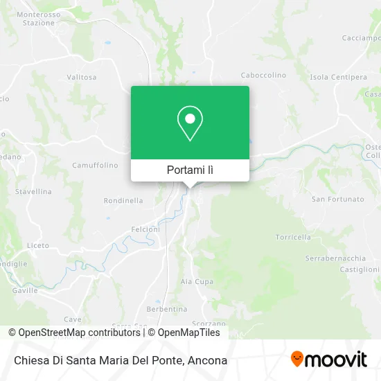 Mappa Chiesa Di Santa Maria Del Ponte
