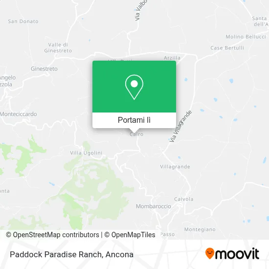 Mappa Paddock Paradise Ranch