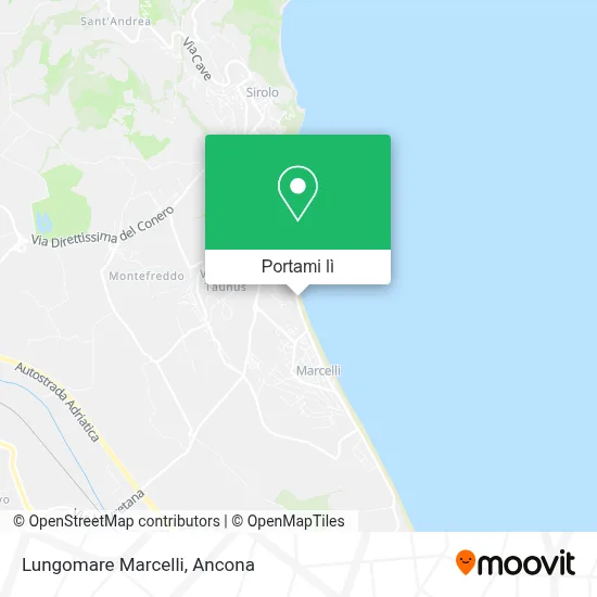 Mappa Lungomare Marcelli
