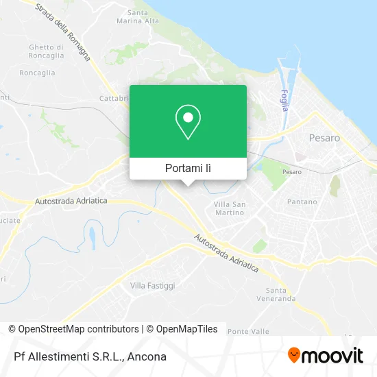 Mappa Pf Allestimenti S.R.L.