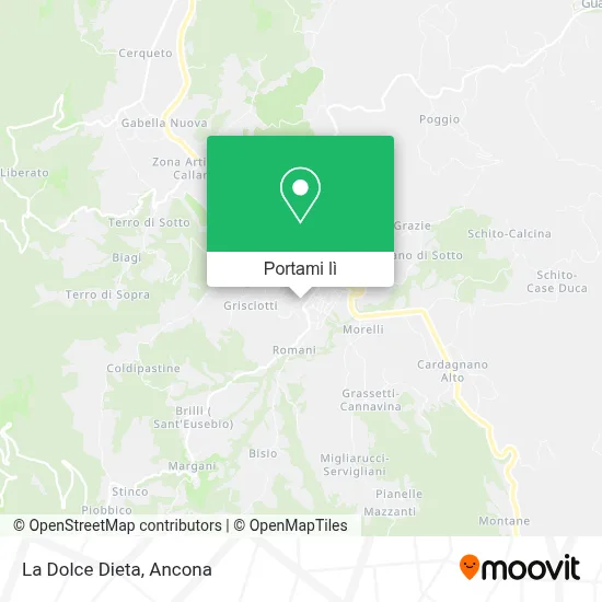 Mappa La Dolce Dieta