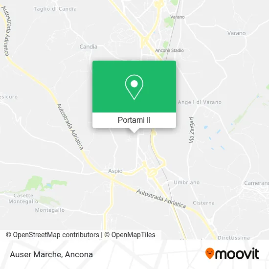 Mappa Auser Marche