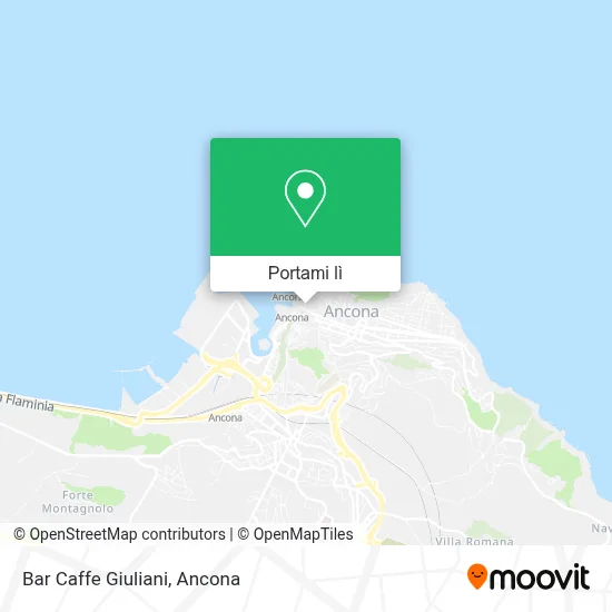 Mappa Bar Caffe Giuliani