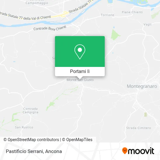 Mappa Pastificio Serrani