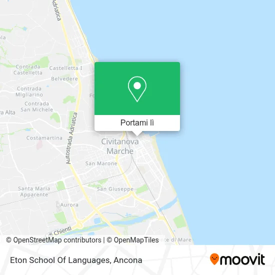 Mappa Eton School Of Languages