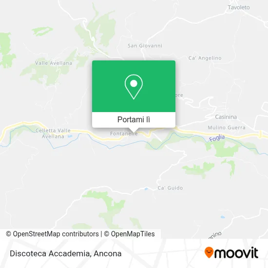Mappa Discoteca Accademia