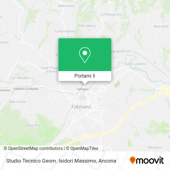Mappa Studio Tecnico Geom. Isidori Massimo