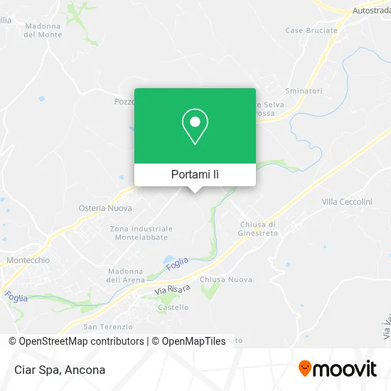 Mappa Ciar Spa