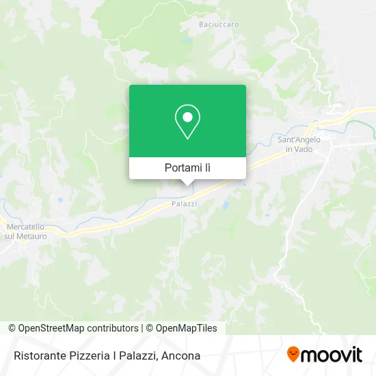 Mappa Ristorante Pizzeria I Palazzi