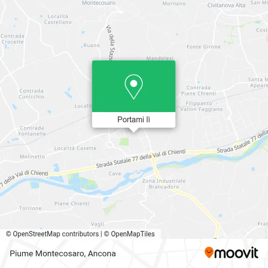 Mappa Piume Montecosaro