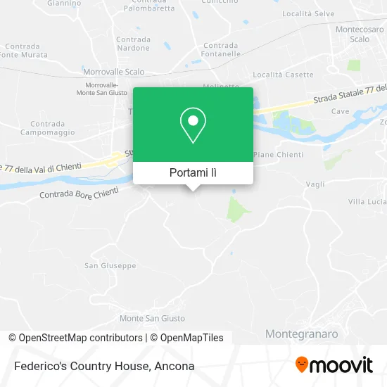 Mappa Federico's Country House