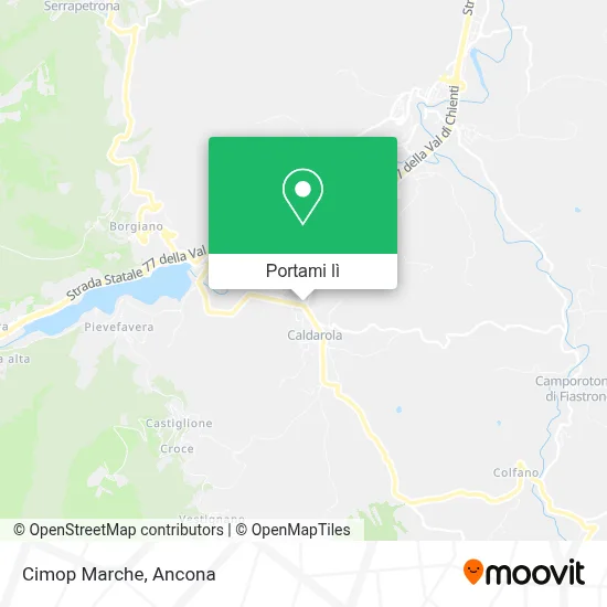 Mappa Cimop Marche