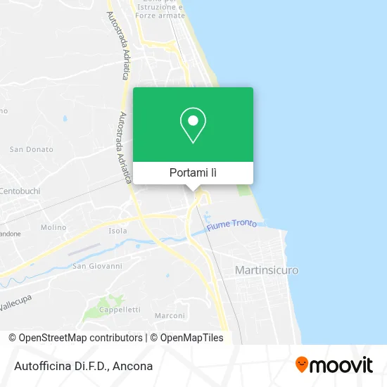 Mappa Autofficina Di.F.D.