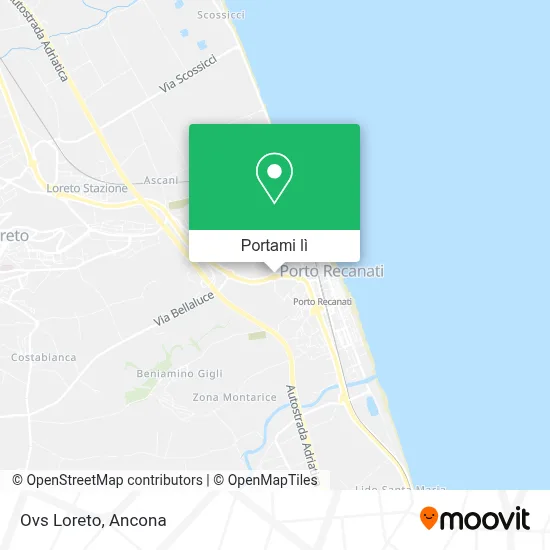 Mappa Ovs Loreto