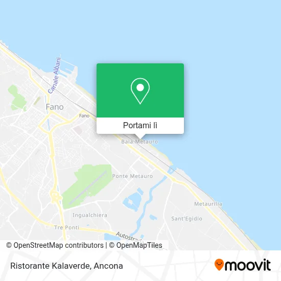 Mappa Ristorante Kalaverde