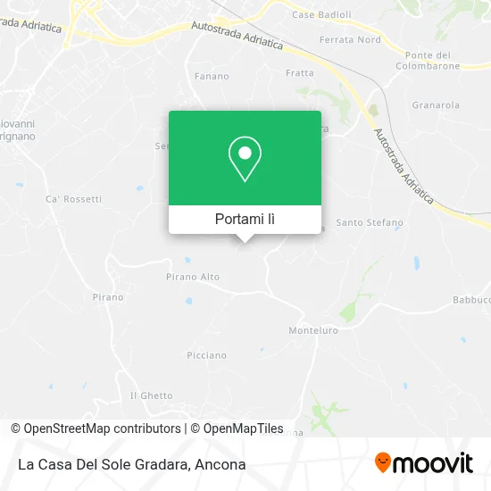 Mappa La Casa Del Sole Gradara