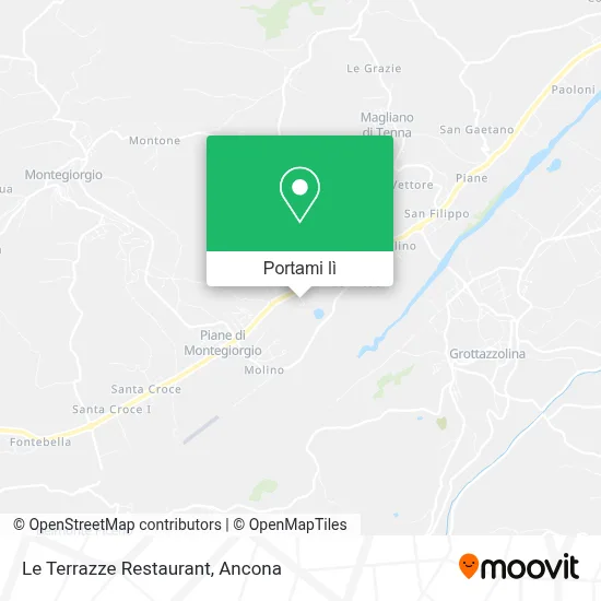Mappa Le Terrazze Restaurant