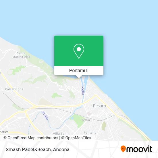 Mappa Smash Padel&Beach
