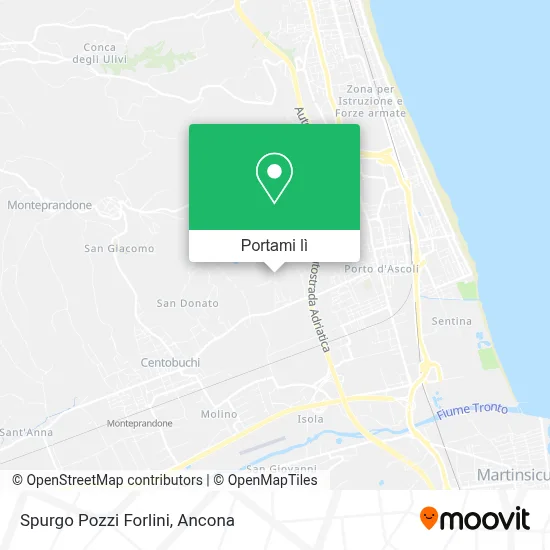 Mappa Spurgo Pozzi Forlini