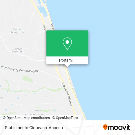 Mappa Stabilimento Giribeach