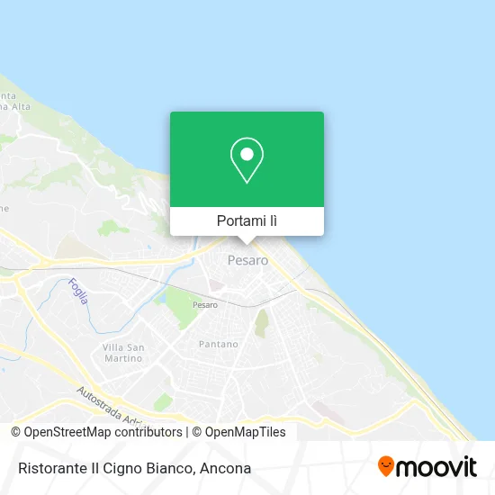 Mappa Ristorante Il Cigno Bianco