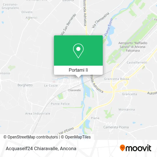 Mappa Acquaself24 Chiaravalle