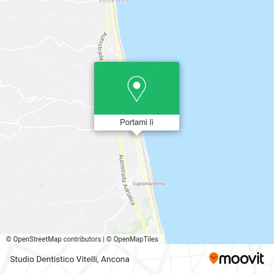 Mappa Studio Dentistico Vitelli
