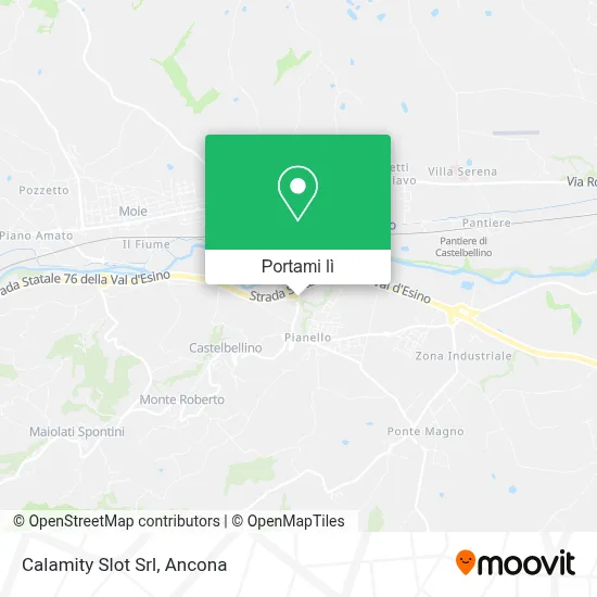 Mappa Calamity Slot Srl