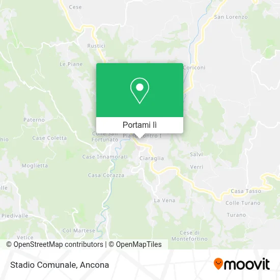 Mappa Stadio Comunale