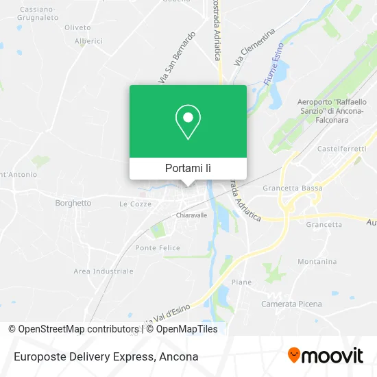 Mappa Europoste Delivery Express