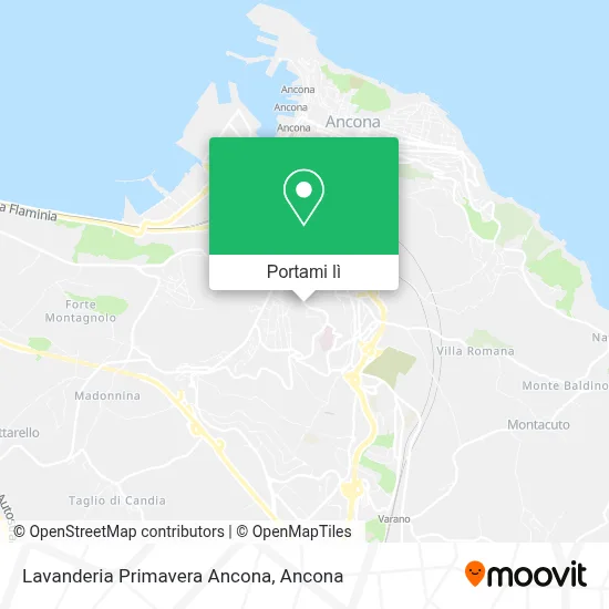 Mappa Lavanderia Primavera Ancona