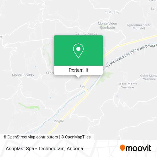 Mappa Asoplast Spa - Technodrain