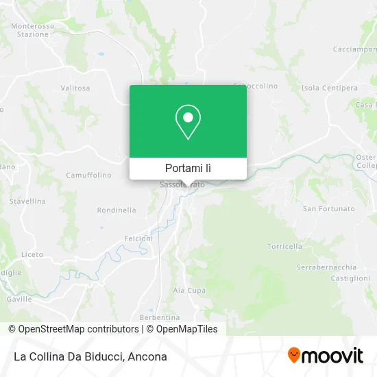 Mappa La Collina Da Biducci