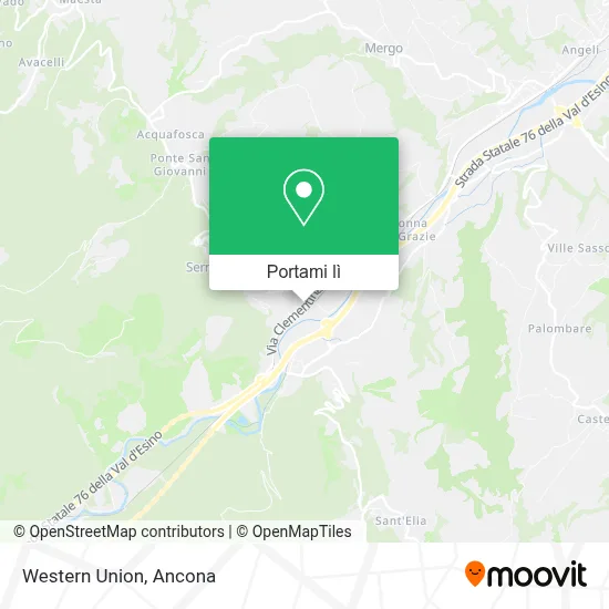 Mappa Western Union